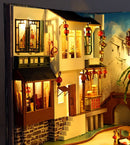 Clearance Sale 1/24 Dollhouse Miniature Kit- Jiangnan Water Alley K TC10