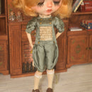 Blythe Outfit/ Blythe Shirt/ Pants Pullips Azone/ Licca OB24 BJD MJA120-Blue