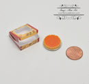 1:12 Dollhouse Miniature Pimpkin Pie in Window Box BD K3157