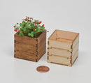 1:12 Dollhouse Miniature Wooden Planter Kit SMA F013