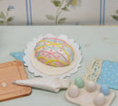 1:12 Dollhouse Miniature Easter Cake, Lattice Design BD K1403