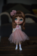 Outfit with Flower Head Band for Blythe MJ A93-1