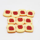 1:6 Dollhouse Miniature Caviar Breads 10 pc Set/ Mini Breads D189
