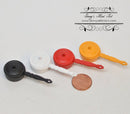 1:12 Dollhouse Miniature Long Handle Pot with Cover / Miniature Cookware B136