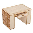 1:12 DIY Dollhouse Miniature Fabric Cutting Table Kit/Miniature Kit DI FS205