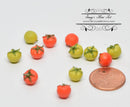 6 PC 1:12 Dollhouse Miniature Mixed Color Tomatoes/ Miniature Veggies AZ A3263