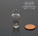 1:12 Dollhouse Miniature Clear Glass Vase BD HB049