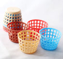 1:12 Dollhouse Miniature Plastic Basket ( 4 PC) C163