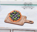 1:12 Dollhouse Miniature Blueberry Pie/ Miniature Bakery/ Miniature Pie BD K1502