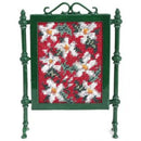 1:12 Dollhouse Miniature Winter Needlepoint Firescreen Kit JGD 1019