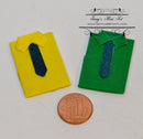 1:12 Dollhouse Miniature Men's Shirt and Tie / Miniature Clothes C101