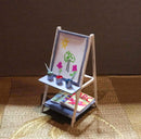 1:12 Dollhouse Miniature Kids Artist Easel Kit DI TY126