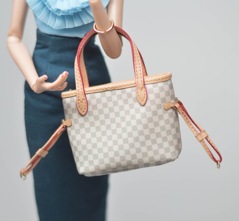 1:6 Miniature Doll Handbag/ Doll Purse Miniature luxury Bag MJ C42-A