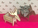 1:12 Dollhouse Miniature Reindeer Planter Kit DIY DI DF232
