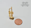 1:12 Dollhouse Miniature Trumpet/ Instrument E19