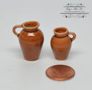 1:12 Dollhouse Miniature Dark Chocolate Jars/Set of 2/Miniature Jar AZ G7760