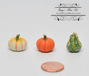 1:12 Dollhouse Miniature Set of Gourds/Miniature Halloween BD P087