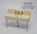 1:12 Dollhouse Miniature Porcelain Kitchen Sink/ Miniature Furniture Kit AZ L0001