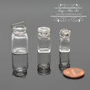 1:12 Dollhouse Miniature Square Glass Canning Jars BD HB121