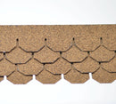 1:12 Dollhouse Miniature Shingles, Tan Hex Asphalt Roof AM 4009H