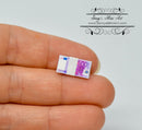 1:12 Dollhouse Miniature Stack of Money / European Cash / Bundle of Euros BD H502