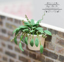 1:12 Dollhouse Miniature Philodendron in Wall Sconce BD A1101