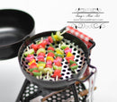1:12 Dollhouse Miniature Bbq Shish Kabob 6 PC/ Miniature BBQ BD K3009
