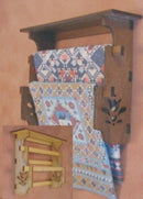 1:12 Dollhouse Miniature Quilt Wall Rack Display Kit DI FS206