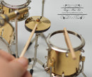 1:12 Dollhouse Miniature Drum Set/ Miniature Instrument E50