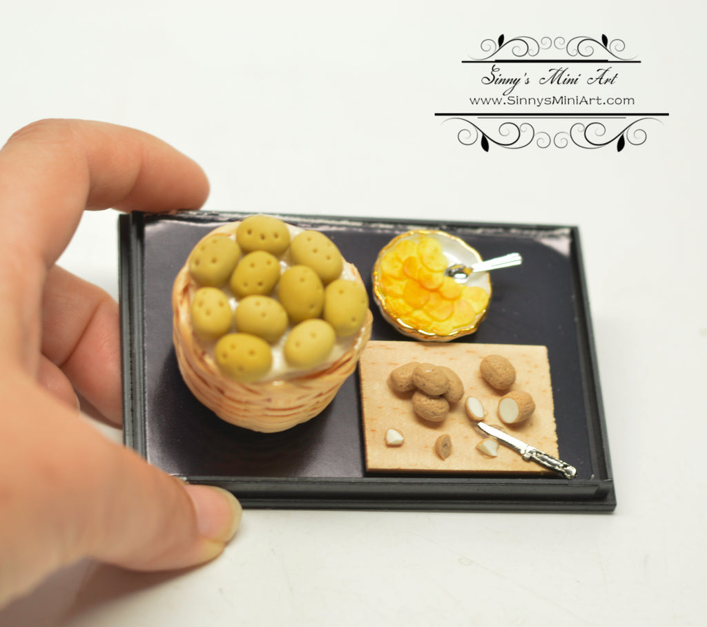Odoria Miniature 1/12 Ensemble De Pâtisserie Accessoire De Cuisine Pour Maison De Poupée