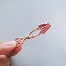 1:6 Dollhouse Miniature Metal Tongs / Miniature Cookware C143