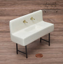 1:12 Dollhouse Miniature 1920"s Porcelain Sink/ Miniature Furniture AZ D6268