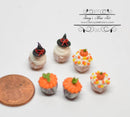 BO 1:12 Dollhouse Miniatures 6 Halloween Cupcakes BD K180