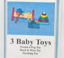 1:12 Miniature Baby Toys kit/ Dollhouse Miniature Toy Miniature Kit DI TY102