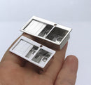 Dollhouse Miniature Steal Sink Kitchen A80