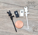 1:12 Dollhouse Miniature Selfie Stick with I phone A53