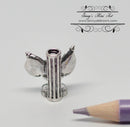 1:12 Dollhouse Miniature Bat Gargoyle Candle Holder/ Miniature Halloween BD H013