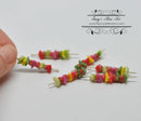1:12 Dollhouse Miniature Bbq Shish Kabob 6 PC/ Miniature BBQ BD K3009