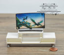 1:12 Dollhouse Miniature Curved TV and Console AZ G7525