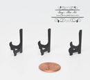 1:12 Metal Black Dollhouse Miniature Plate Stands D104-BLACK
