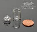 1:12 Dollhouse Miniature Glass Jar with Lid / Miniature Kitchen BD HB331-A