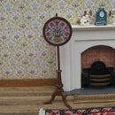 1:12 Dollhouse Miniature Moghul Poppies Needlepoint Pole Screen Kit JGD 2905