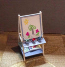 1:12 Dollhouse Miniature Kids Artist Easel Kit DI TY126