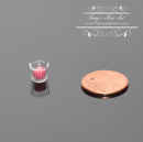 1:12 Dollhouse Miniature Votive Candle in Glass Holder/ Miniature Candle BD H190