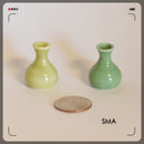 1:12 Dollhouse Miniature Ceramic Olive Vase/ BD B157 B158