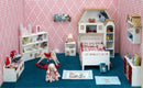 1:12 Dollhouse Miniature Girl's Bedroom Toy Box Kit DI FS437