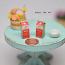 1:12 Dollhouse Miniature Boxed Milk/ Miniature Milk BD F343