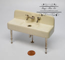 1:12 Dollhouse Miniature Porcelain Kitchen Sink/ Miniature Furniture Kit AZ L0001