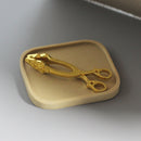 1:6 Dollhouse Miniature Metal Tongs / Miniature Cookware C143