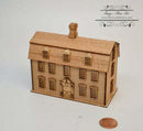 Kit 1:144 Laser Cut Dutch Colonial Dollhouse Kit /DIY Dollhouse SMA HS005